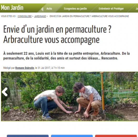 Arbraculture dans la presse et les médias