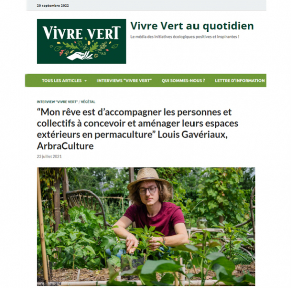 Arbraculture dans la presse et les médias